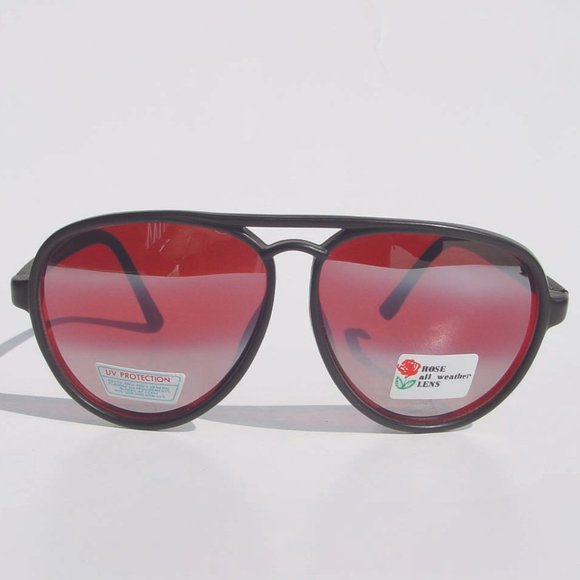NWT Classic Sports All Weather Rose Aviator Sunglasses - Picture 3 of 4